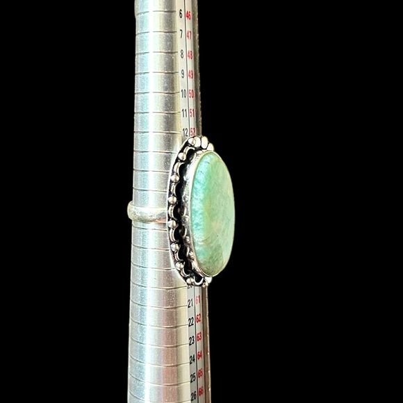 Amazonite Sterling Silver Ring - Picture 9 of 9